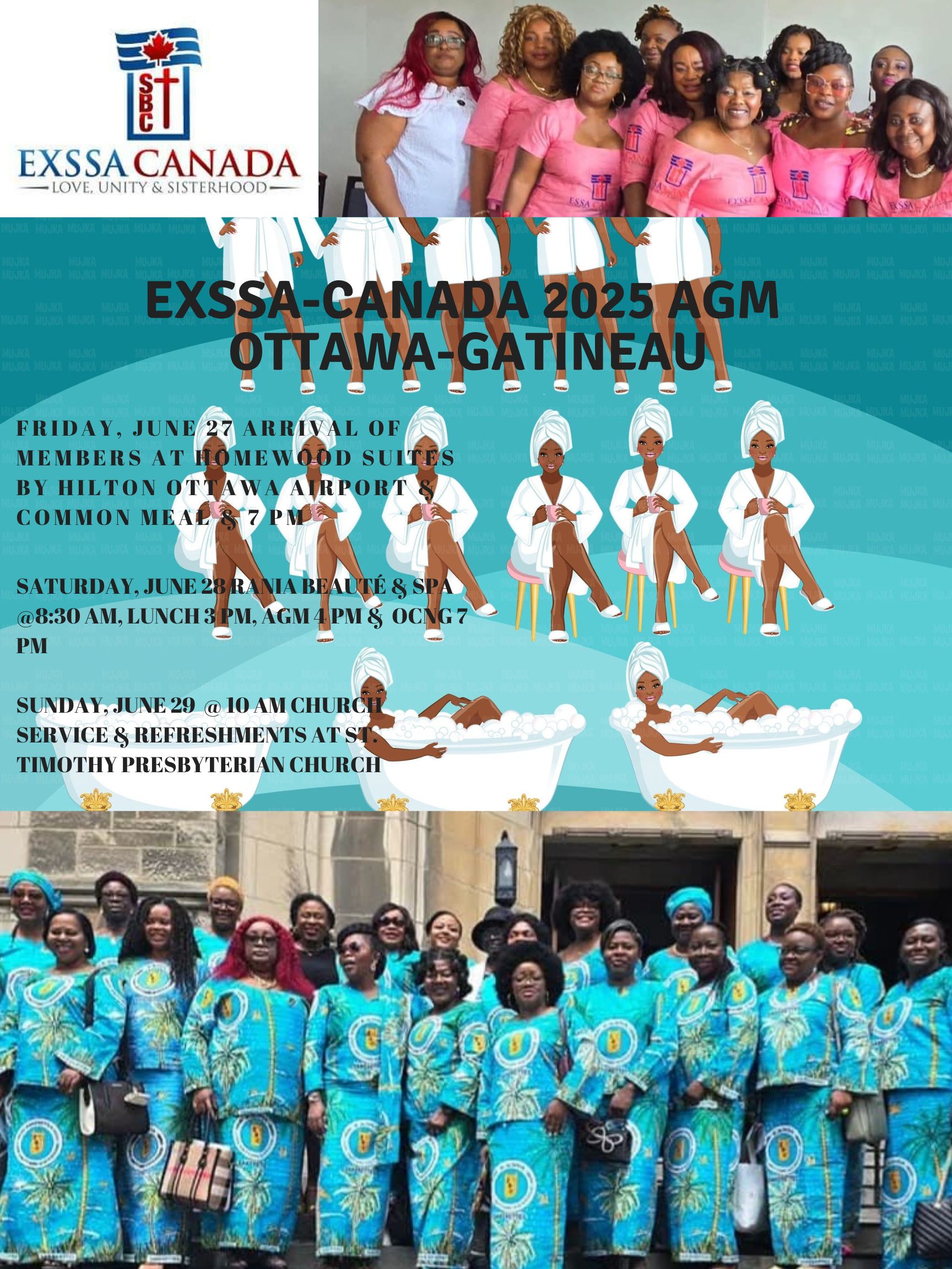 EXSSA CANADA 2025 AGM: A Weekend of Sisterhood, Celebration, and Honour in Ottawa-Gatineau